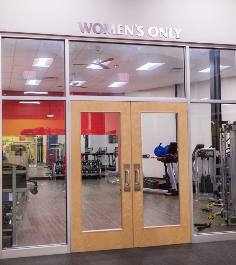 a women's only training area at a pa fitness club in york